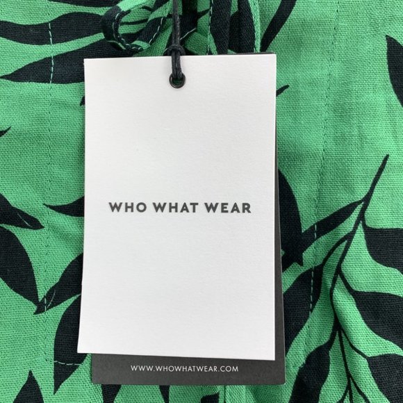 Who What Wear Green Island Palm XS #X040 - Picture 6 of 15